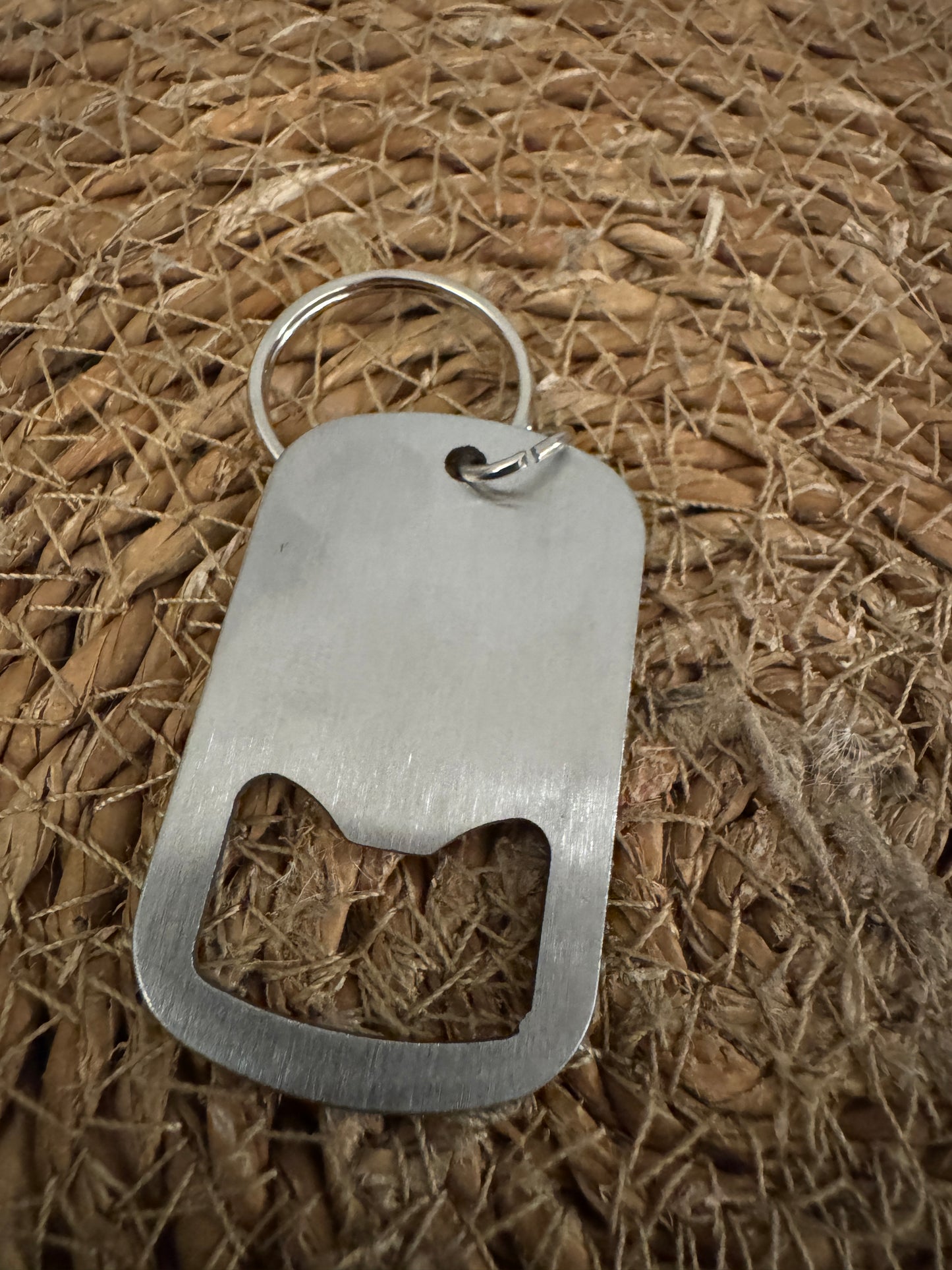 Personalised Metal Bottle Opener Keyring – Custom Engraved