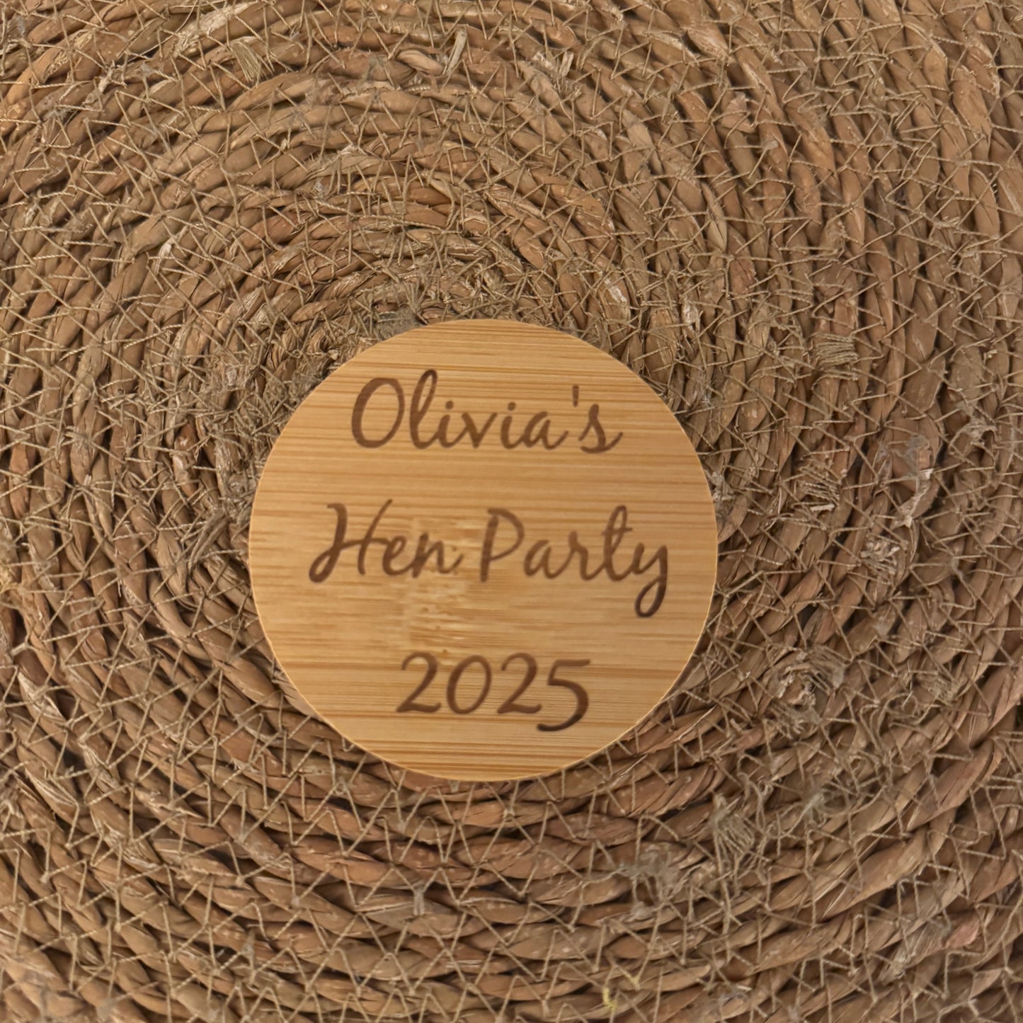 Personalised Wooden Pocket Mirror – Custom Laser Engraved