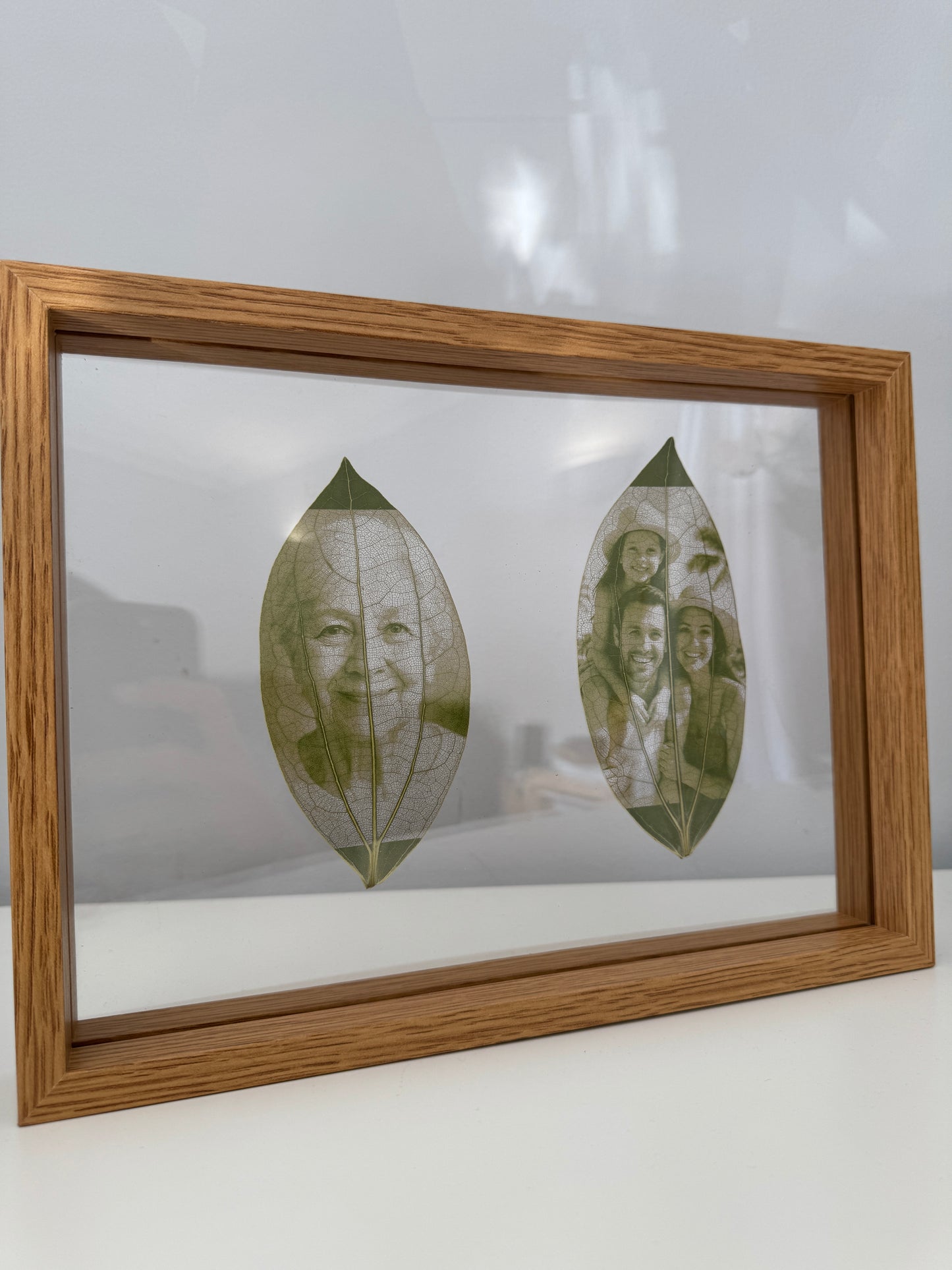 A4 Framed Laser Engraved Leaves