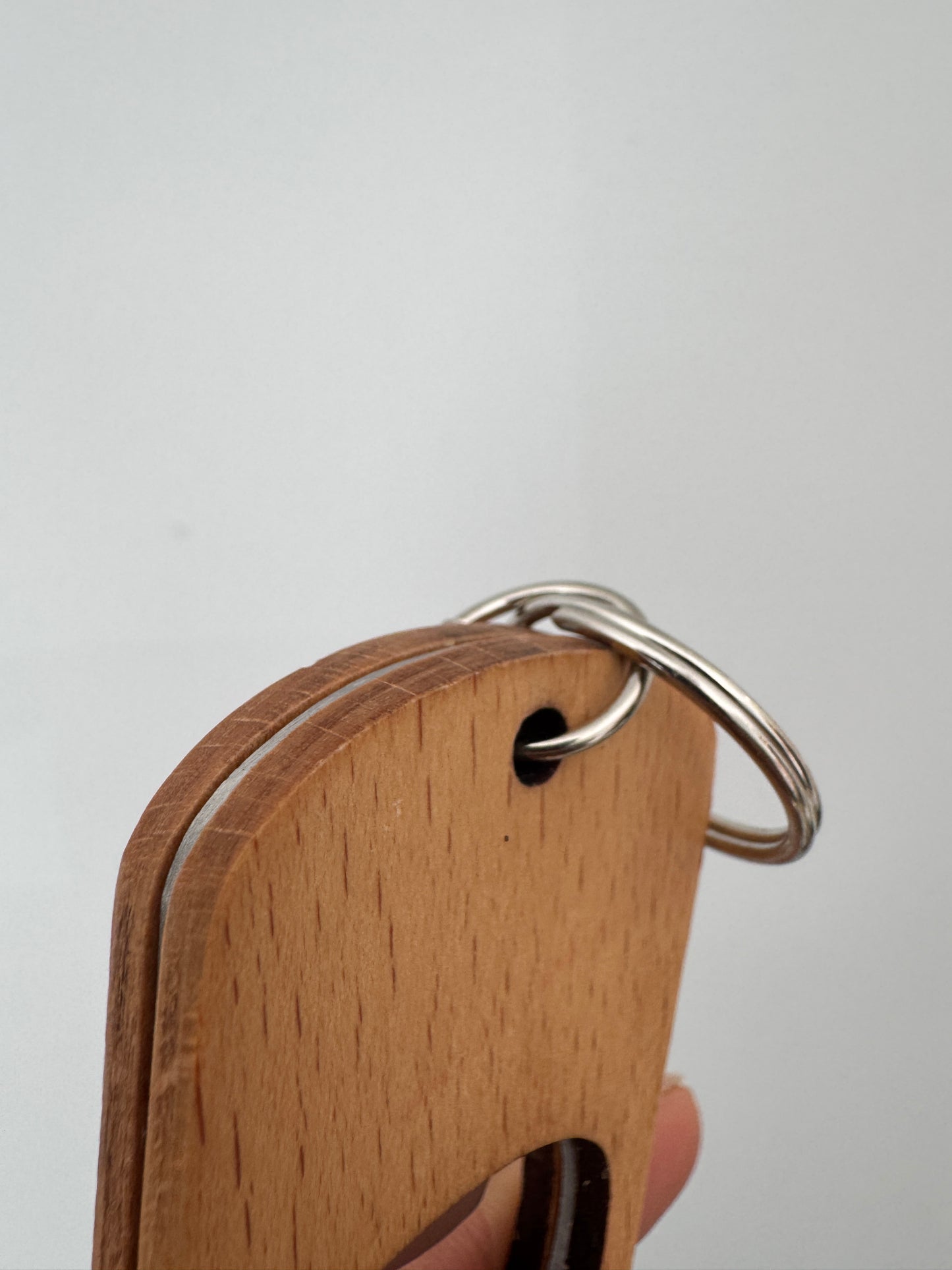 Wooden Bottle Opener Keyring – Compact & Personalisation Ready