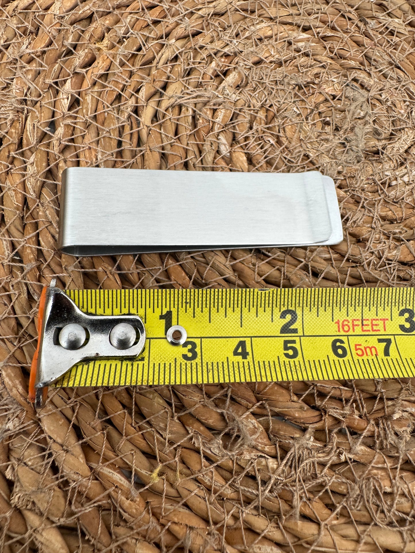 Stainless Steel Money Clip – Slim & Personalisation Ready