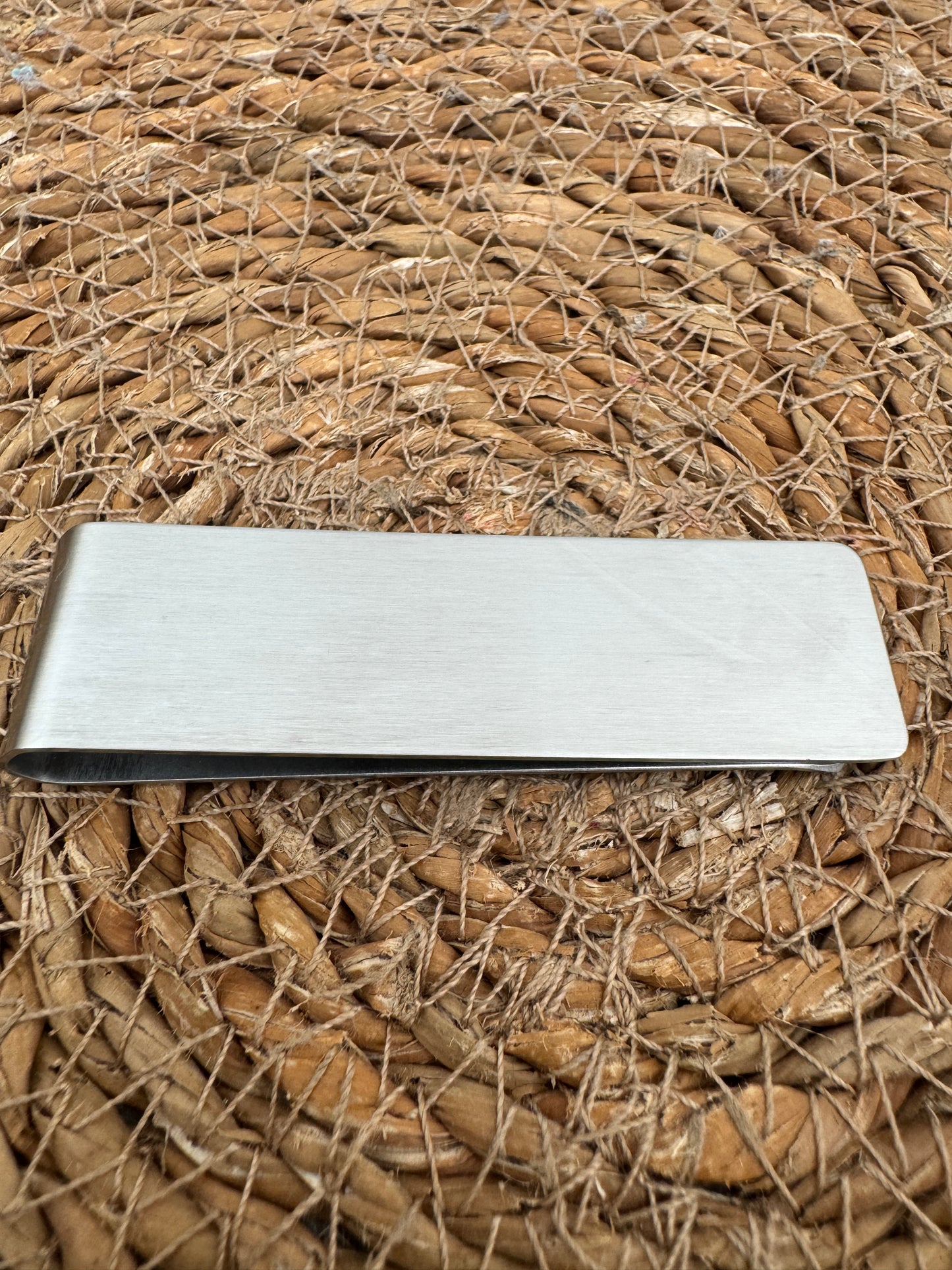Stainless Steel Money Clip – Slim & Personalisation Ready