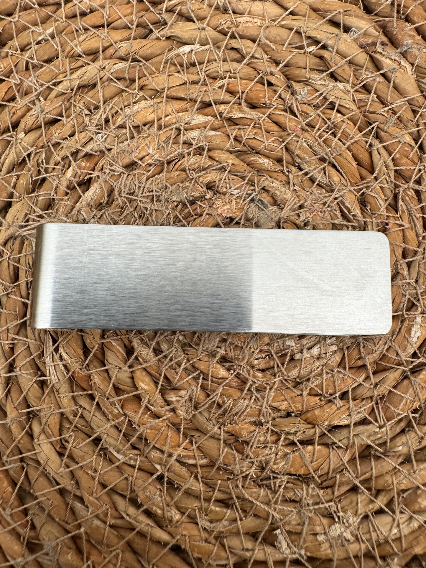 Stainless Steel Money Clip – Slim & Personalisation Ready