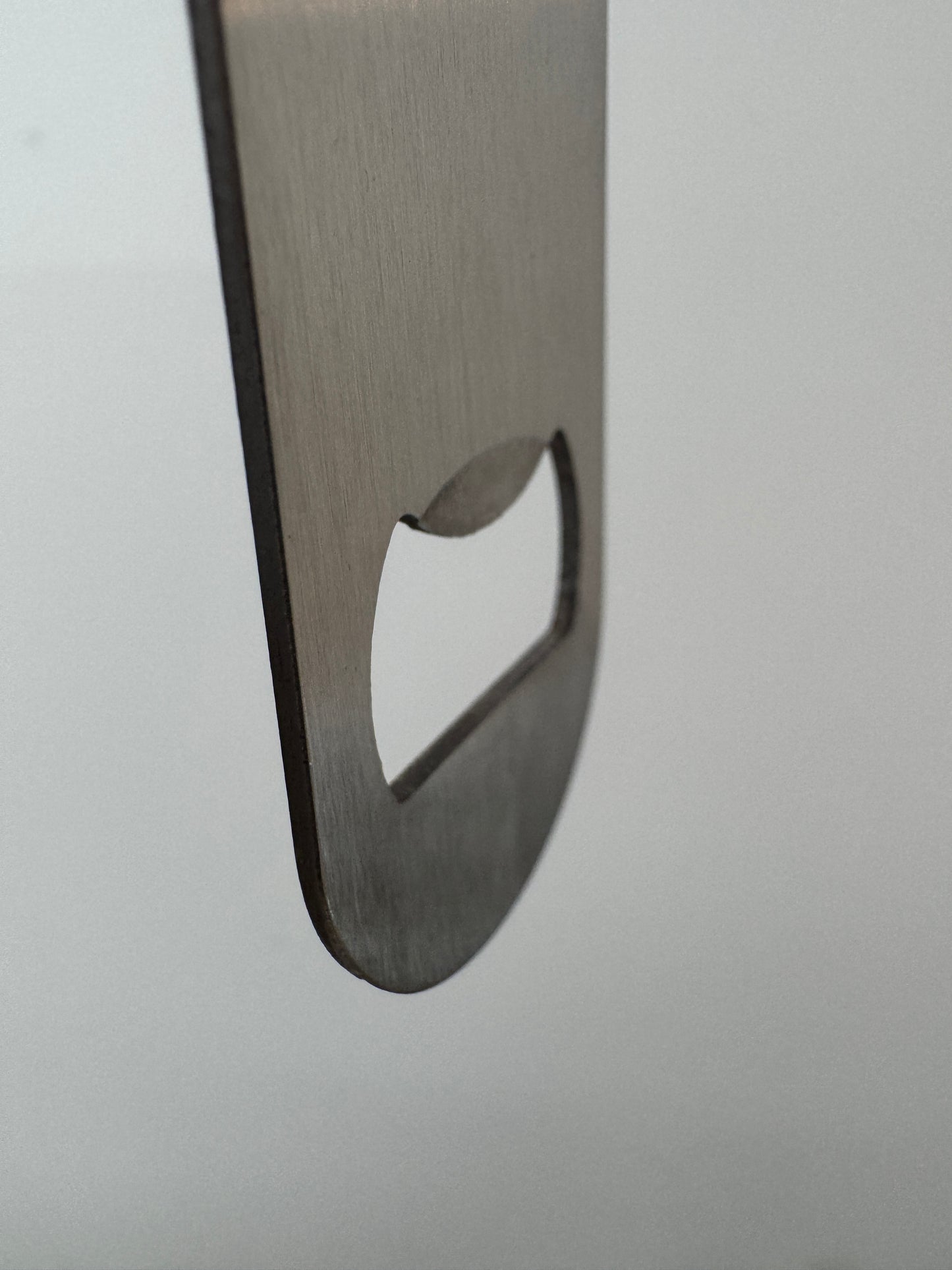 Stainless Steel Flat Bar Bottle Opener – Professional Style