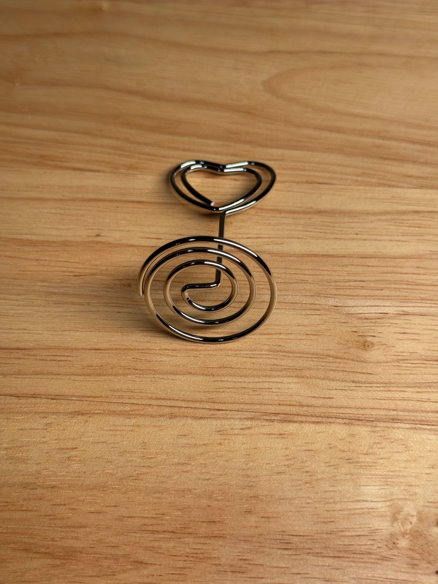 Heart-Shaped Leaf Holder (Silver)