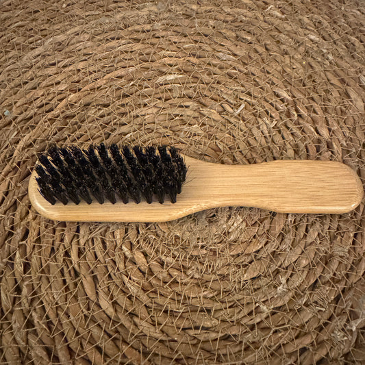 Custom Engraved Wooden Beard Brush – Personalised Grooming Gift