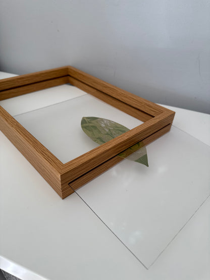 A4 Framed Laser Engraved Leaves