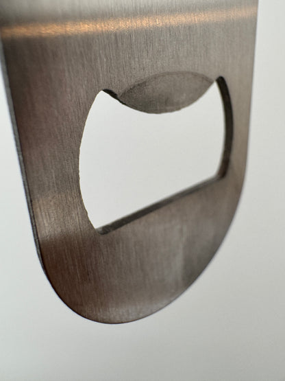 Stainless Steel Flat Bar Bottle Opener – Professional Style