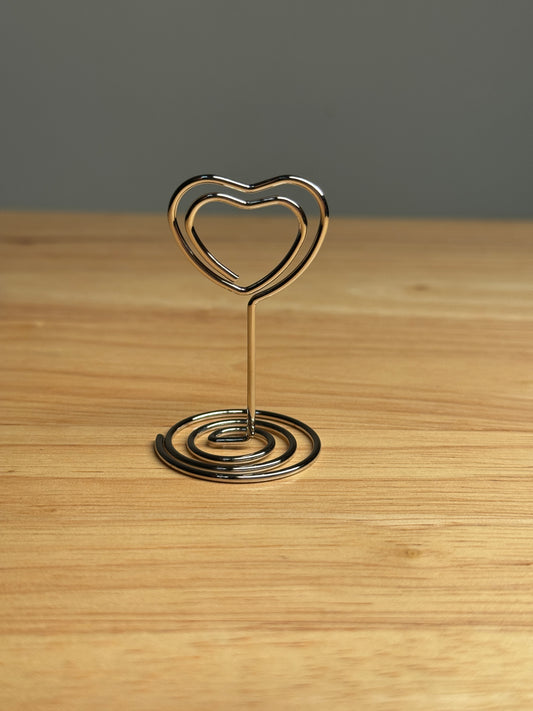 Heart-Shaped Leaf Holder (Silver)