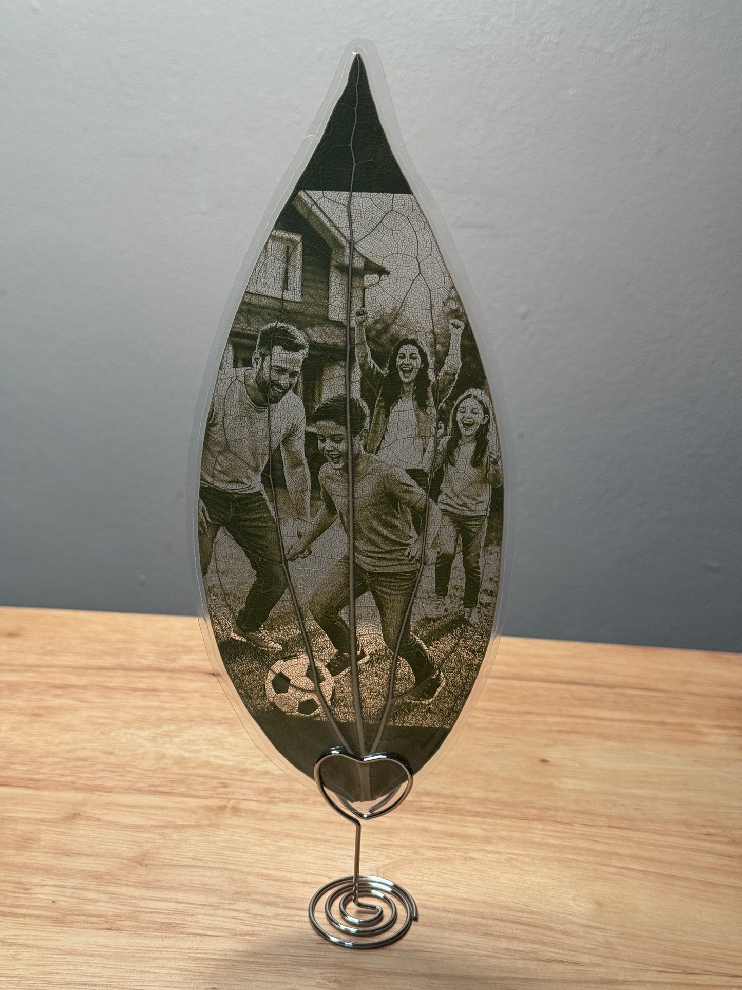 Heart-Shaped Leaf Holder (Silver)