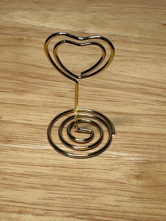 Heart-Shaped Leaf Holder (Gold)