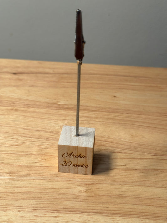 Personalised Wooden Leaf Holder